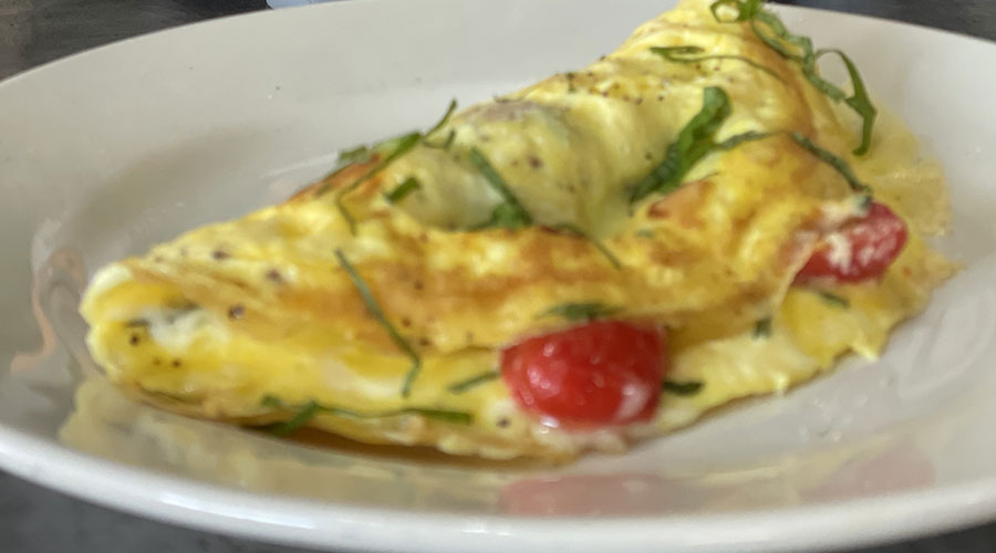 1st Street Cafe in Leechburg is serving breakfast omeletes and more for breakfast.